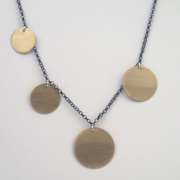 Brass Circles Necklace picture