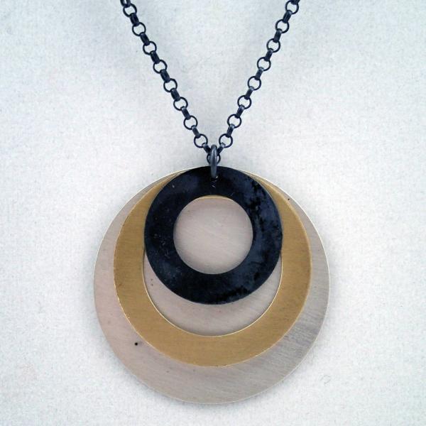Mixed Rings Necklace