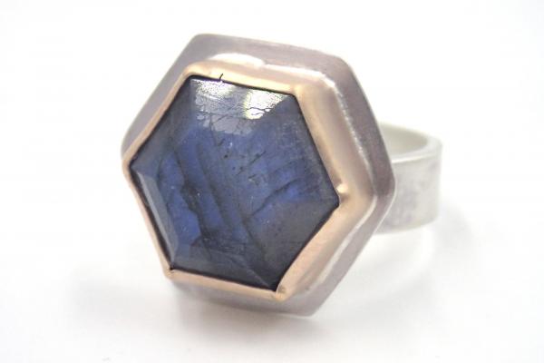 Labradorite Hexagon Ring picture