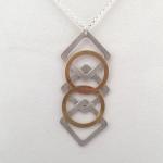 Argyle Necklace in Silver and Brass