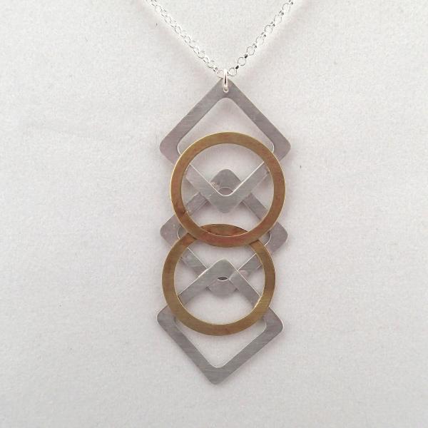 Argyle Necklace in Silver and Brass picture