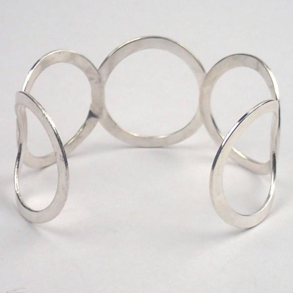 Silver Five Rings Cuff Bracelet picture