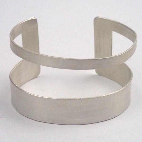 Silver Rectangle Cuff Bracelet picture
