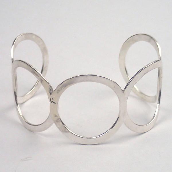 Silver Five Rings Cuff Bracelet picture