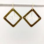 Herkimer Diamonds in Brass