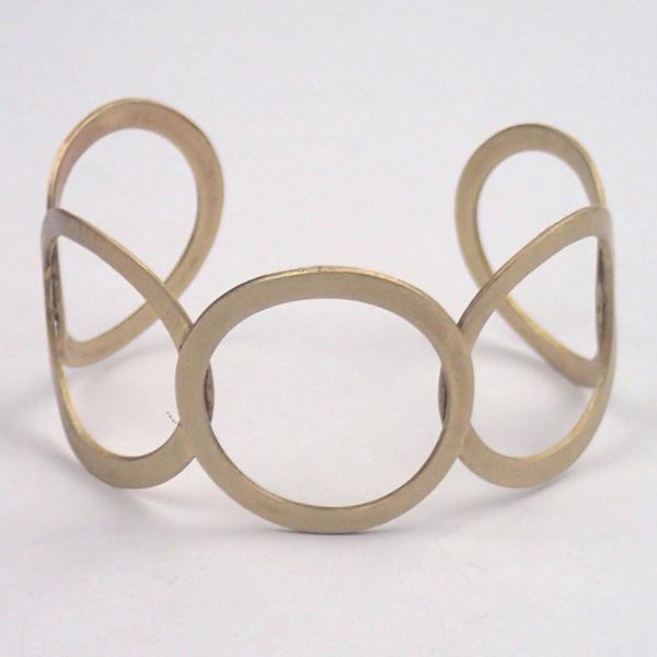 Brass Five Rings Cuff Bracelet picture