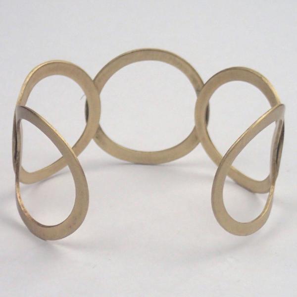 Brass Five Rings Cuff Bracelet picture