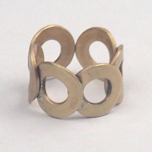 Brass Six Rings Adjustable Ring picture