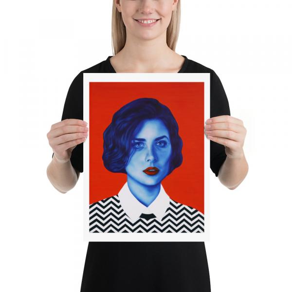 Audrey Horne Twin Peaks Open Edition Signed Print picture
