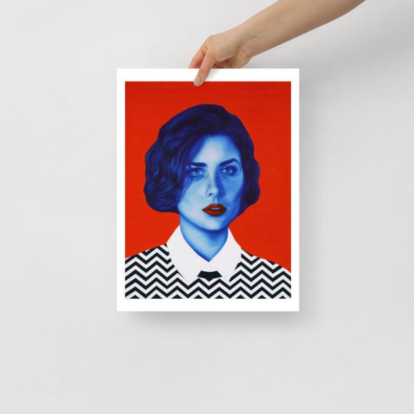 Audrey Horne Twin Peaks Open Edition Signed Print picture