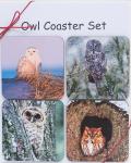 Owl coaster set