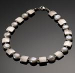 Coin Pearl Necklace - 17"