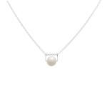 Single Pearl Pendant on 16/18" Adjustable Chain