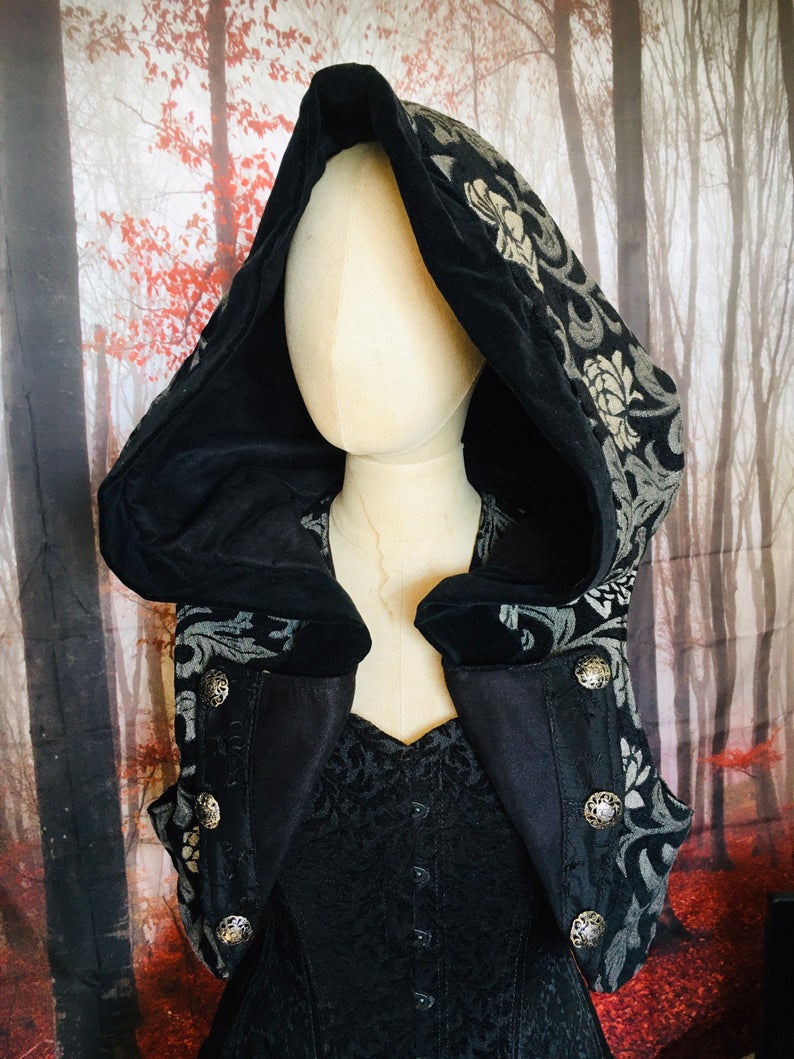 Hooded Bolero Vest (one of a kind) picture