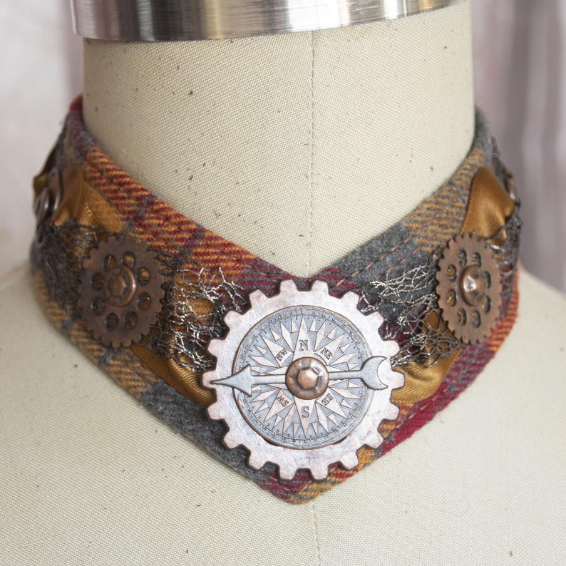 Fancy Chevron Collars (one of a kind) picture