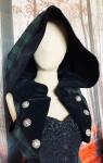 Hooded Bolero Vest (one of a kind)