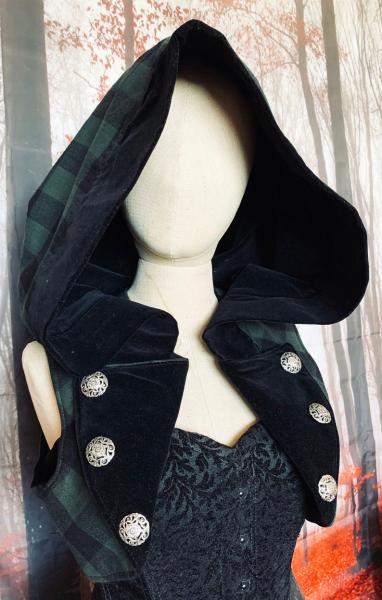Hooded Bolero Vest (one of a kind)