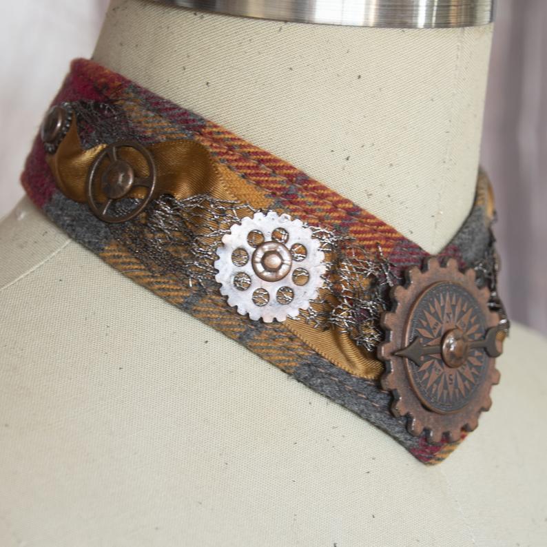 Fancy Chevron Collars (one of a kind) picture