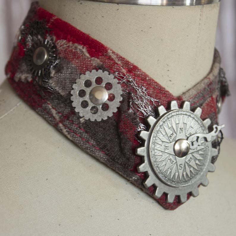 Fancy Chevron Collars (one of a kind) picture