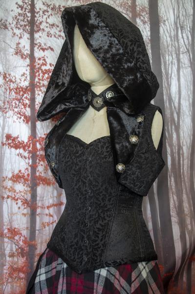 Hooded Bolero Vest