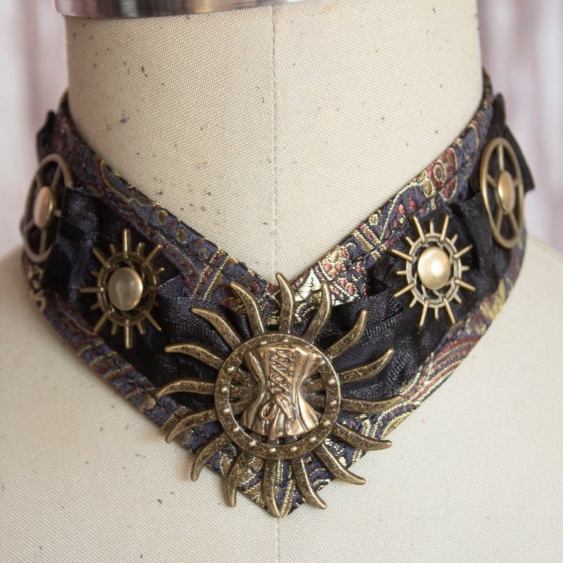 Fancy Chevron Collars (one of a kind) picture