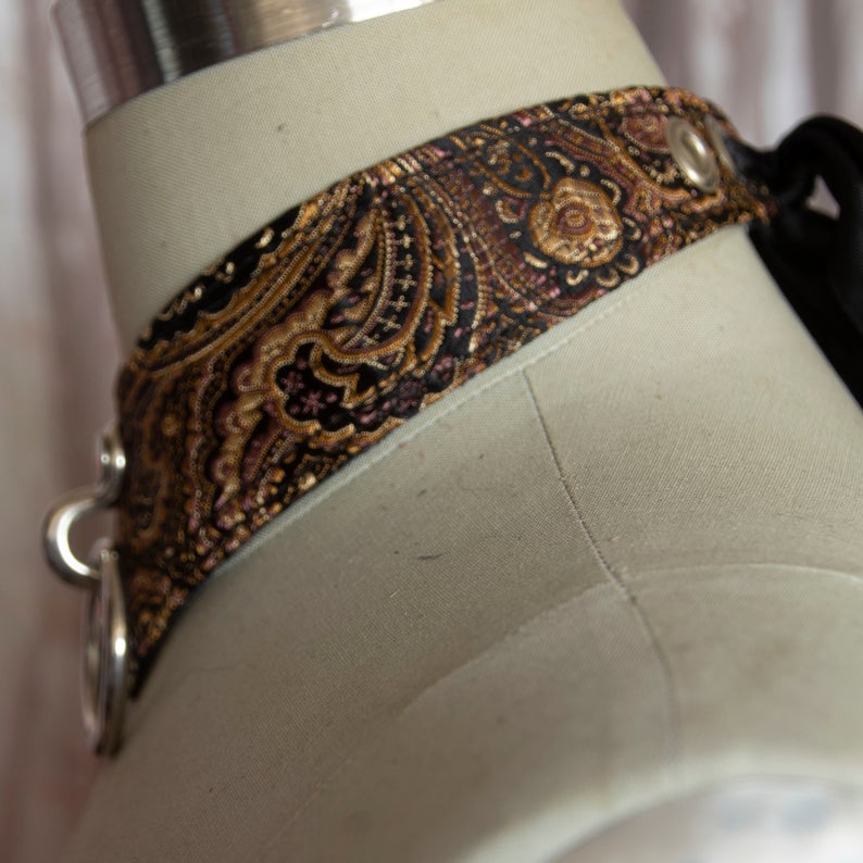 Chevron One Ring Collars (one of a kind) picture