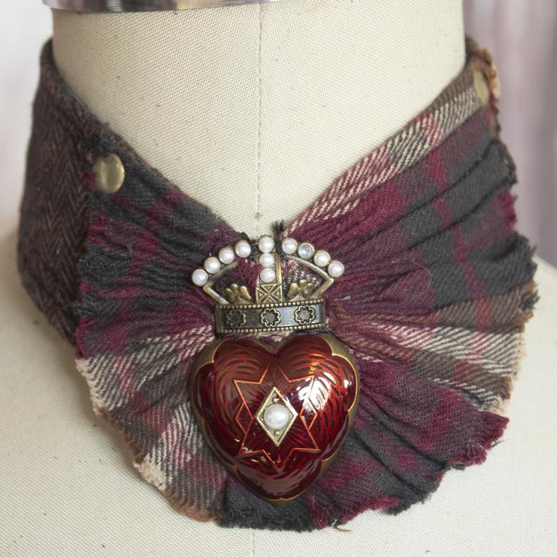 Fancy Chevron Collars (one of a kind) picture