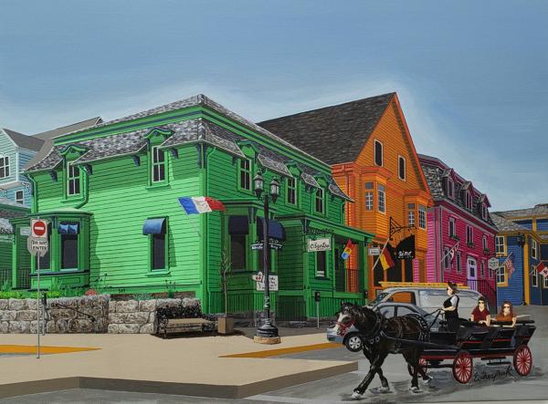 Lunenburg Colourful Houses