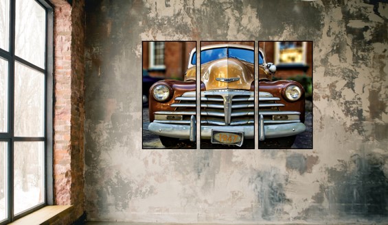 30" x 45" Triptych Pride of the Force Canvas Gallery Wrap