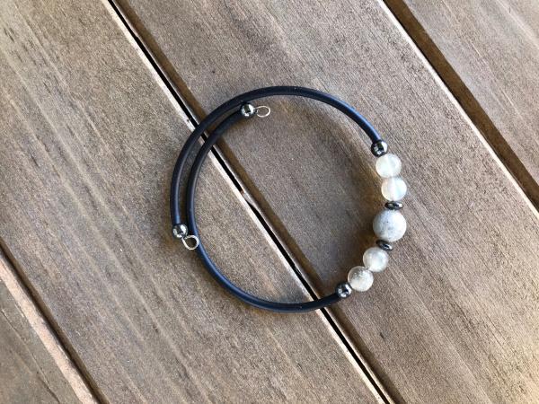 Labradorite and Hematite Bracelet | Transformation picture