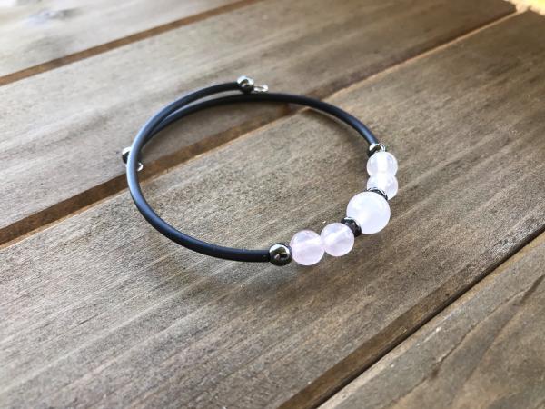 Rose Quartz and Hematite Bracelet | Love and Gentleness picture