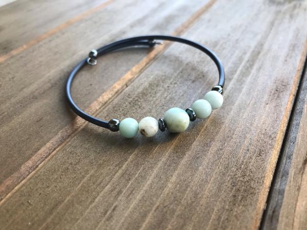 Amazonite and Hematite Bracelet | Hope
