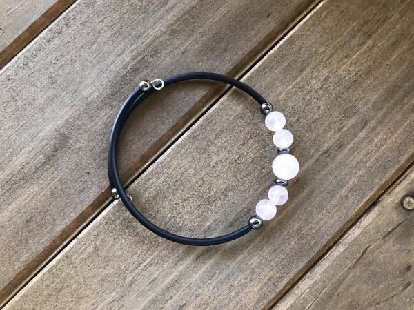 Rose Quartz and Hematite Bracelet | Love and Gentleness picture