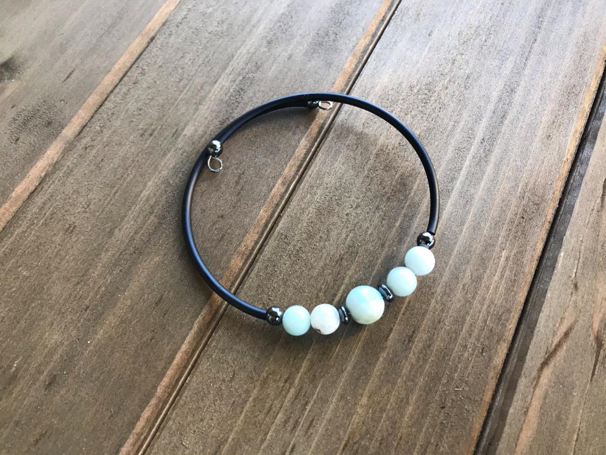 Amazonite and Hematite Bracelet | Hope picture