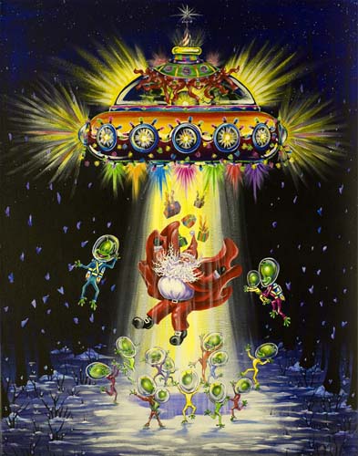 Santa's Abduction (16x20) picture