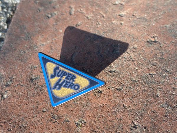 “SuperHero” Large 1.25-Inch Hard Enamel Pin