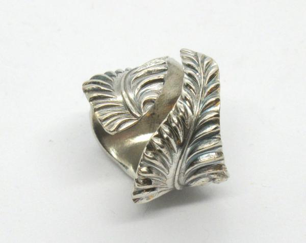 Silver Leaf Wrap Ring picture