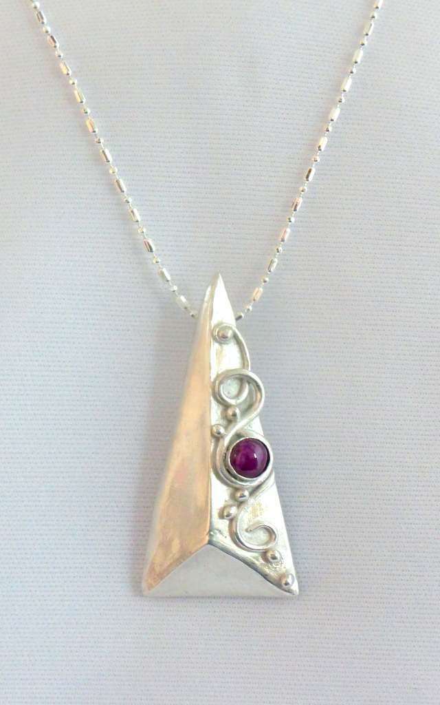 3-Dimentional Ruby Pendant picture