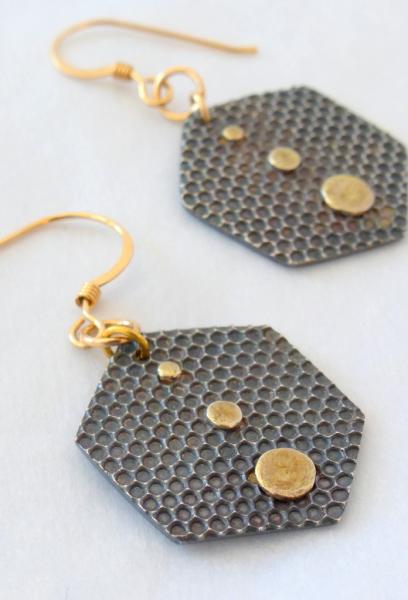 Black & Gold Hexagons