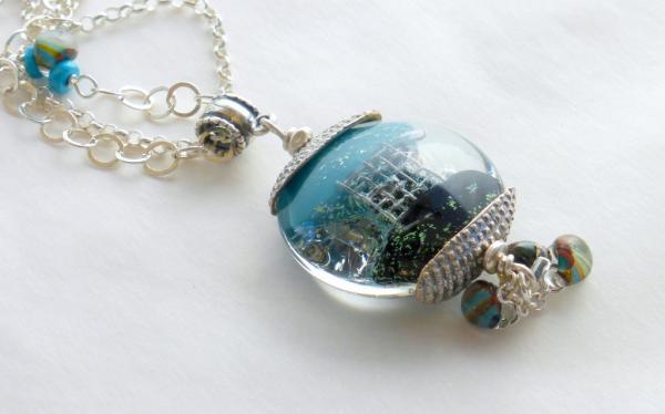 Teal Glass Necklace picture