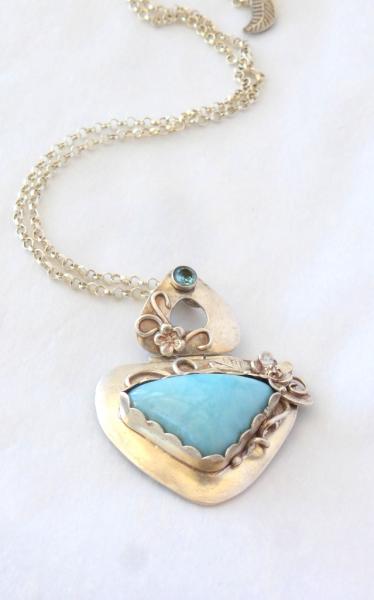 Larimar Hinged Pendant picture