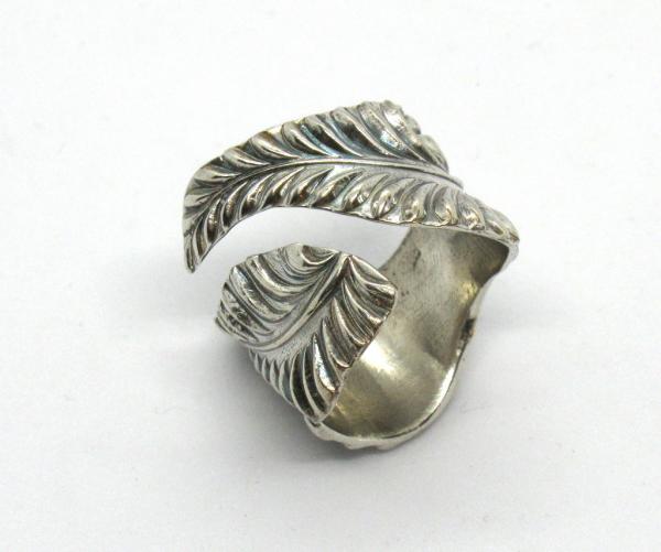 Silver Leaf Wrap Ring picture