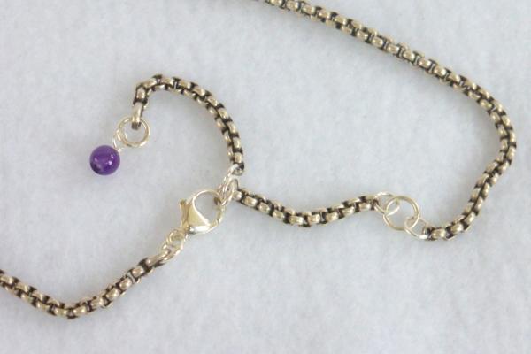 Purple Druzy Quartz Necklace picture