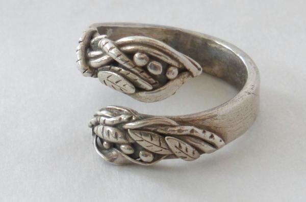 Sculpted Silver Wrap Ring picture