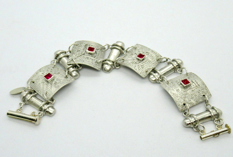 Ruby Links Bracelet