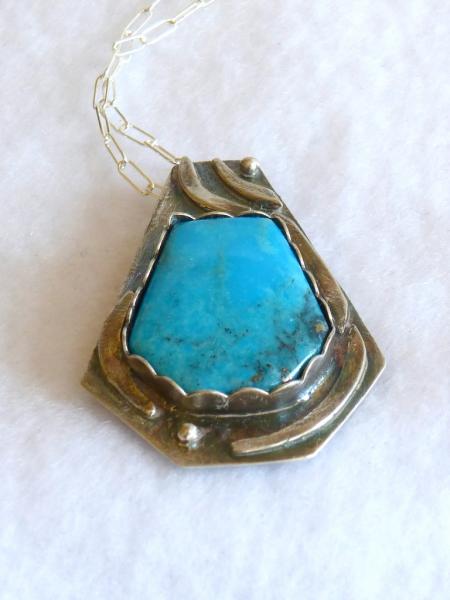 Kingman Turquoise Pendant picture