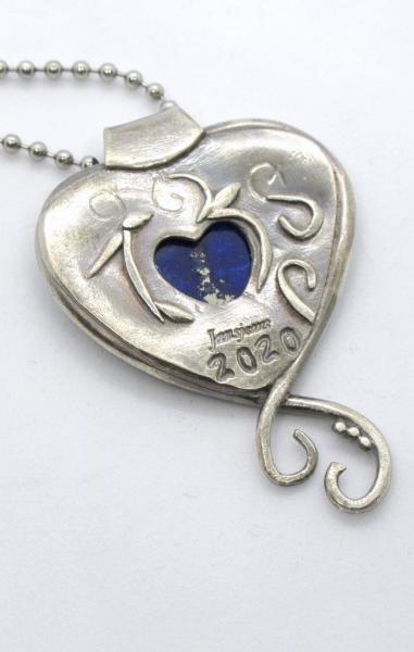 Blue Lapis Heart Pendant picture