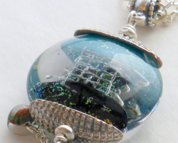 Teal Glass Necklace picture