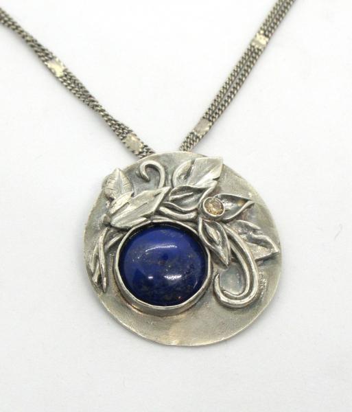 Floral Lapis Pendant picture