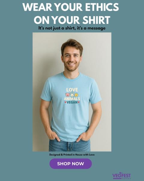 Love Animals Vegan T-Shirt